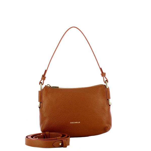 Coccinelle - Rebekka Mini Cognac Handbag - T95520101 - COGNAC