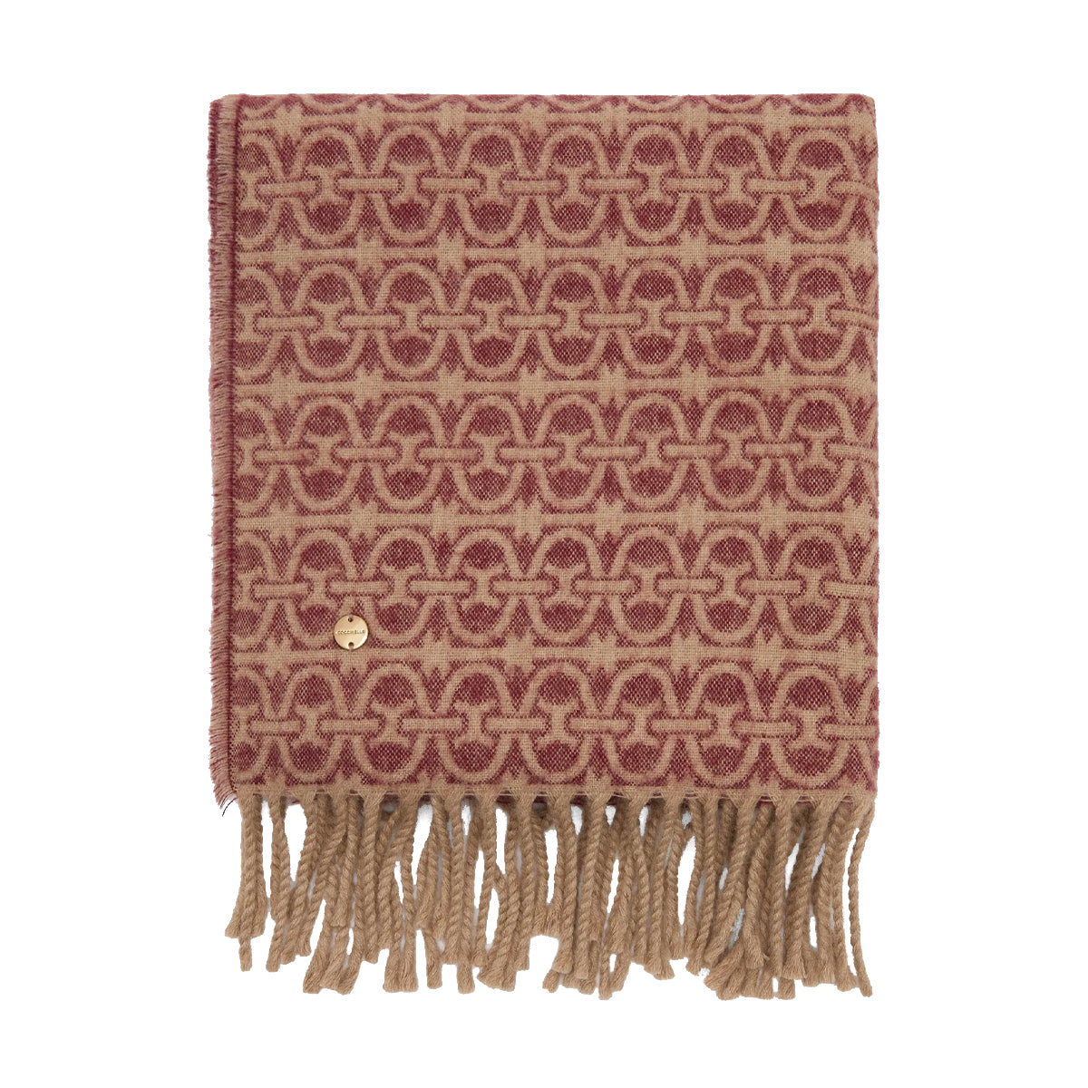 Coccinelle - Sciarpa Monogram Wool Multi Ribes - RCZ310201 - MULTI/RIBES