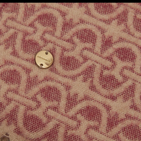 Coccinelle - Sciarpa Monogram Wool Multi Ribes - RCZ310201 - MULTI/RIBES