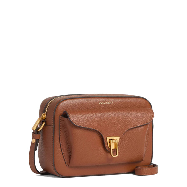 Coccinelle - Beat Soft Small Cognac Camera Bag - MF6150201 - COGNAC