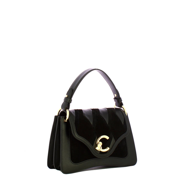 Coccinelle - Borsa a mano C-Me Patch Small Noir - T1S180201 - NOIR/NOIR