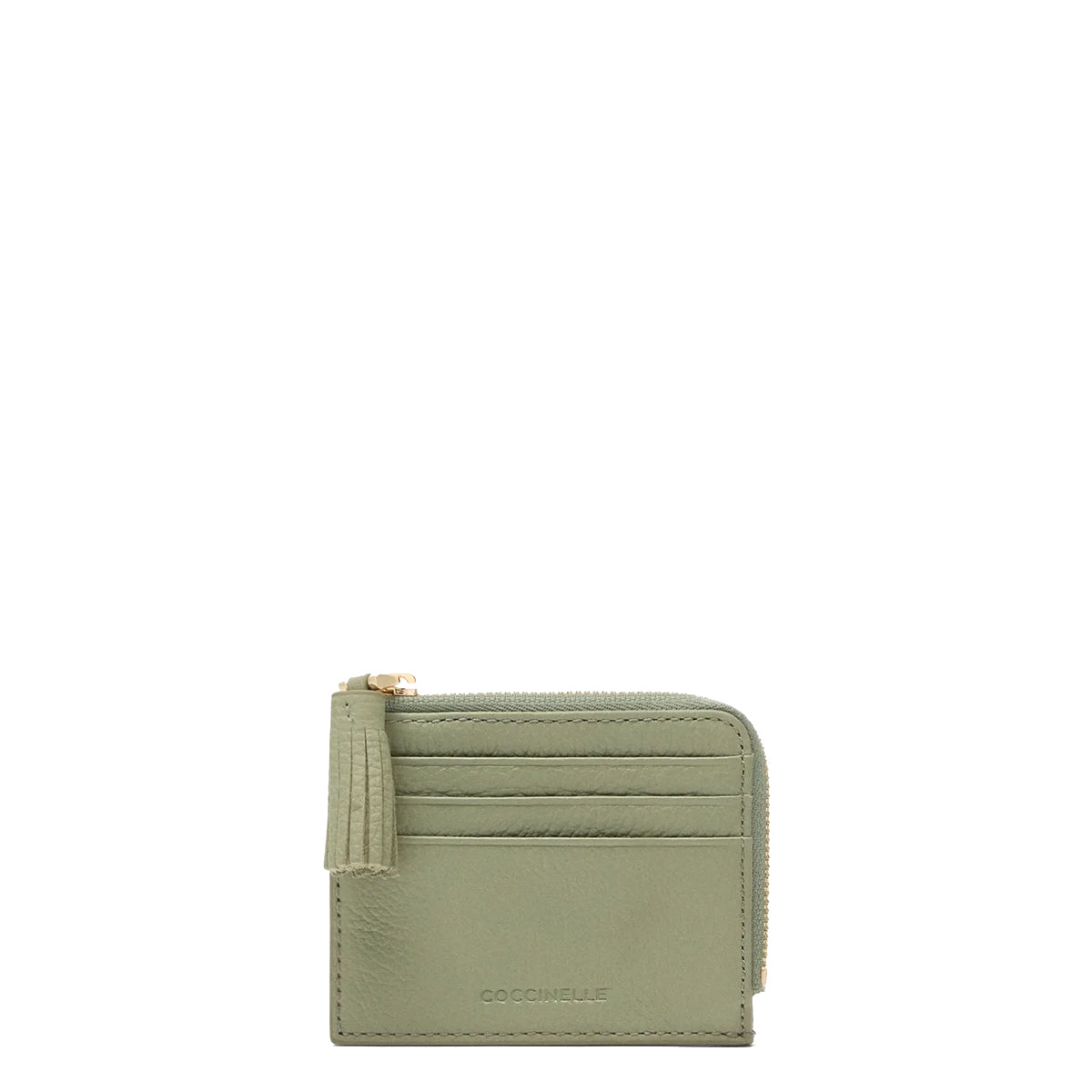 Coccinelle - Card Holder with Tassel Greenery - MU0128901 - GREENERY
