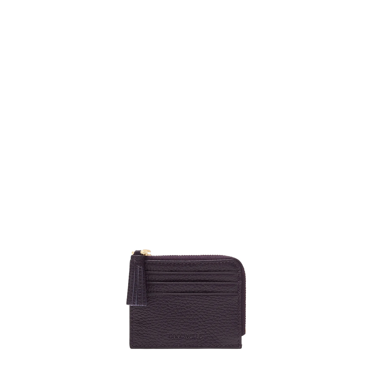 Coccinelle - Card Holder with Tassel Prune - MU0128901 - PRUNE