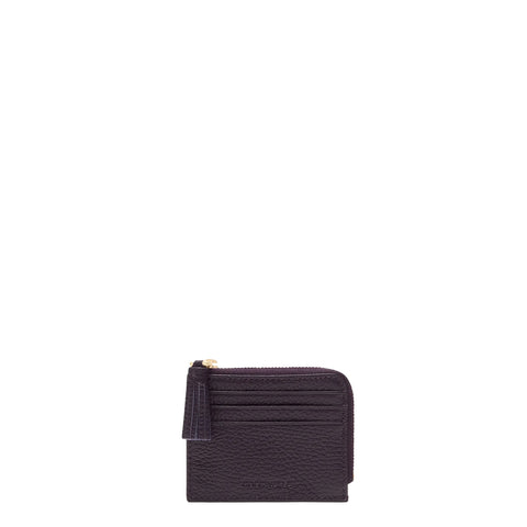Coccinelle - Card Holder with Tassel Prune - MU0128901 - PRUNE
