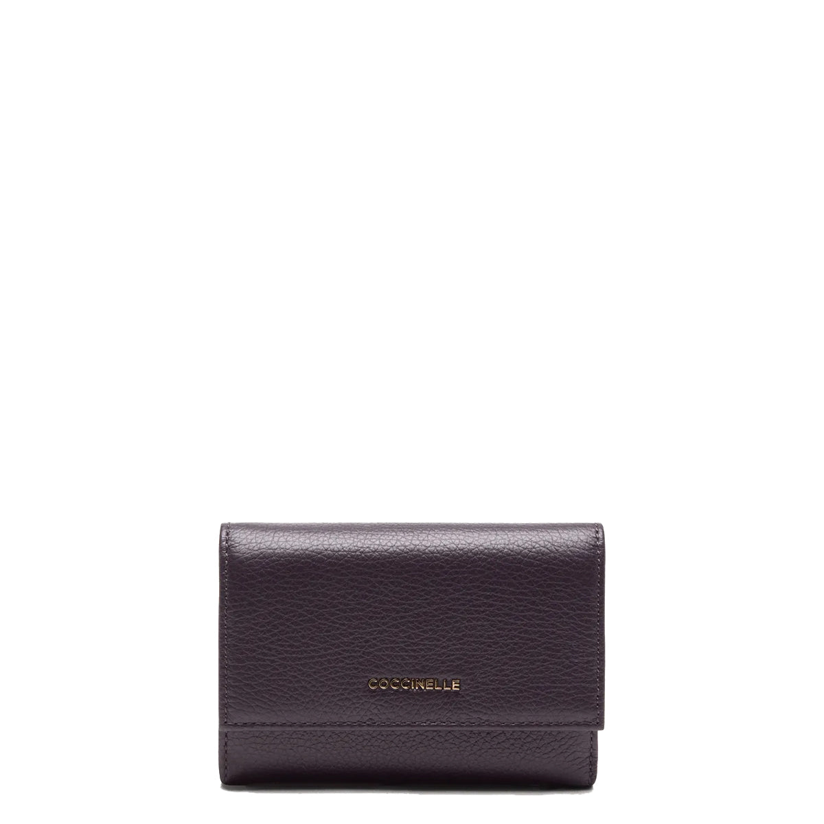 Coccinelle - Metallic Soft Medium Prune Wallet - MW5116601 - PRUNE