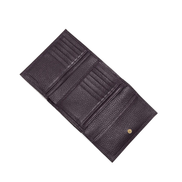 Coccinelle - Metallic Soft Medium Prune Wallet - MW5116601 - PRUNE