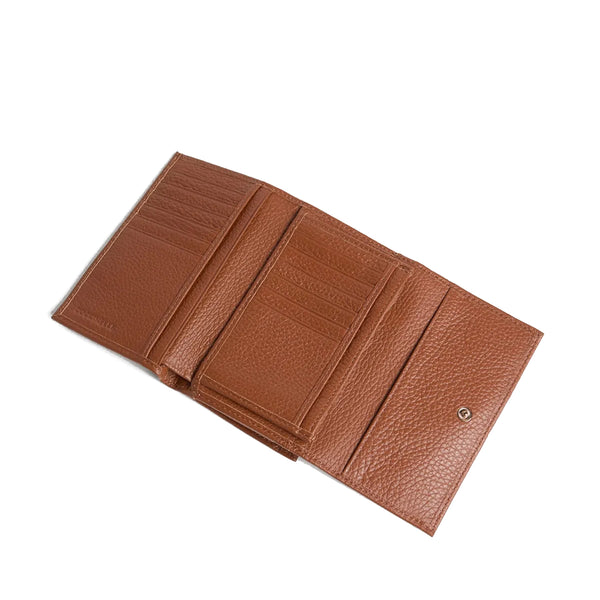 Coccinelle - Metallic Soft Medium Cognac Wallet - MW5116601 - COGNAC
