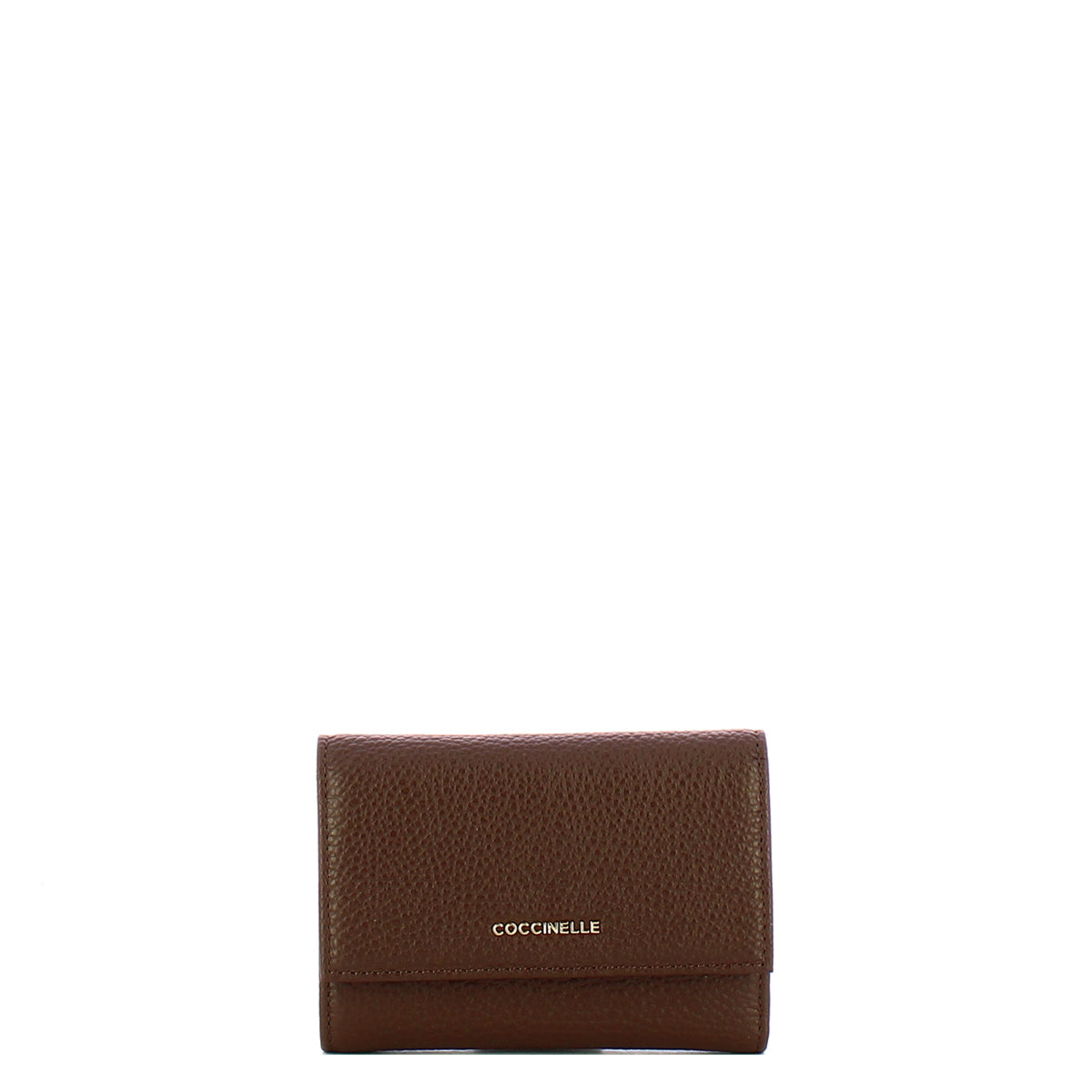 Coccinelle - Metallic Soft Medium Brunette Wallet - MW5116601 - BRUNETTE