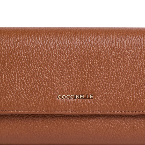 Coccinelle - Portafoglio Metallic Soft Cognac - MW5118501 - COGNAC