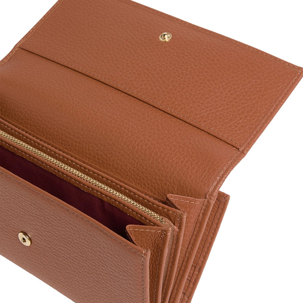 Coccinelle - Portafoglio Metallic Soft Cognac - MW5118501 - COGNAC