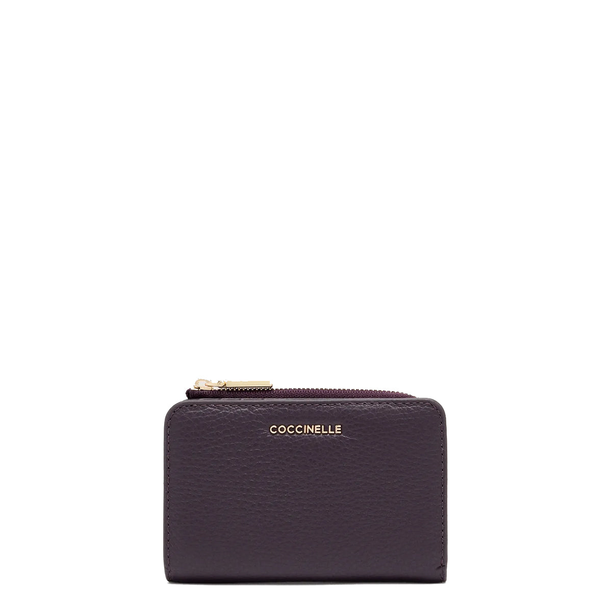 Coccinelle - Metallic Soft Prune Wallet - MW511D101 - PRUNE