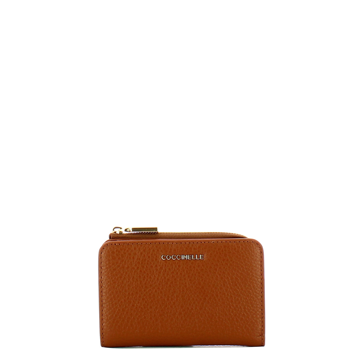 Coccinelle - Metallic Soft Cognac Wallet - MW511D101 - COGNAC