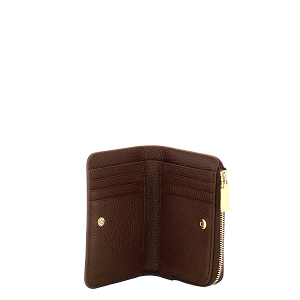 Coccinelle - Metallic Soft Brunette Wallet - MW511D101 - BRUNETTE