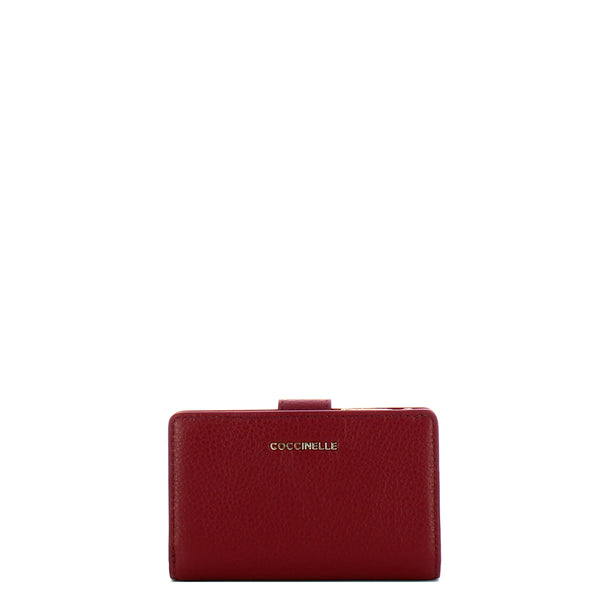 Coccinelle - Portafoglio Medio Metallic Soft Ribes - MW511E701 - RIBES