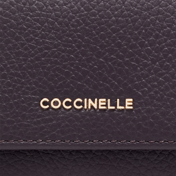 Coccinelle - Portafoglio Metallic Soft Prune - MW511F001 - PRUNE