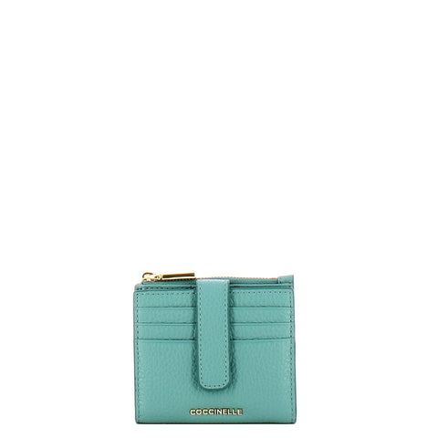 Coccinelle - Metallic Soft Small Artic Blue Card Holder - MW511F701 - ARCTIC/BLUE