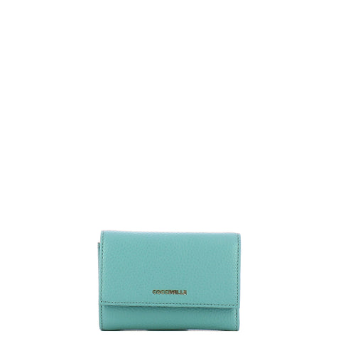 Coccinelle - Metallic Soft Medium Artic Blue Wallet - MW5116601 - ARCTIC/BLUE