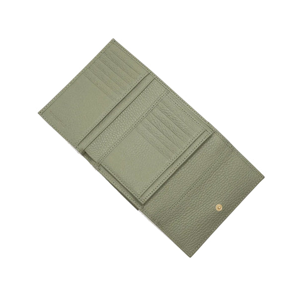 Coccinelle - Metallic Soft Medium Greenery Wallet - MW5116601 - GREENERY