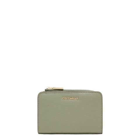 Coccinelle - Metallic Soft Greenery Wallet - MW511D101 - GREENERY