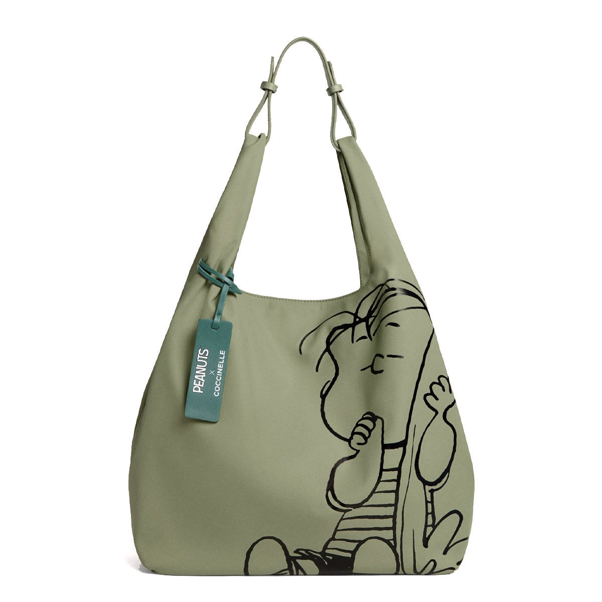 Coccinelle - Borsa a mano Peanuts Greenery - T1E110101 - GREENERY/GREENE