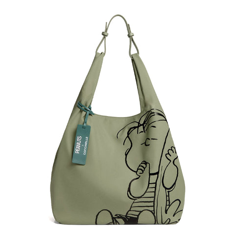 Coccinelle - Borsa a mano Peanuts Greenery - T1E110101 - GREENERY/GREENE