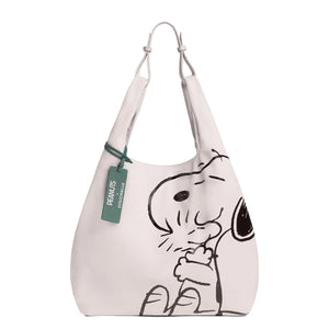 Coccinelle - Borsa a mano Peanuts Snow - T1E110101 - SNOW/SNOW