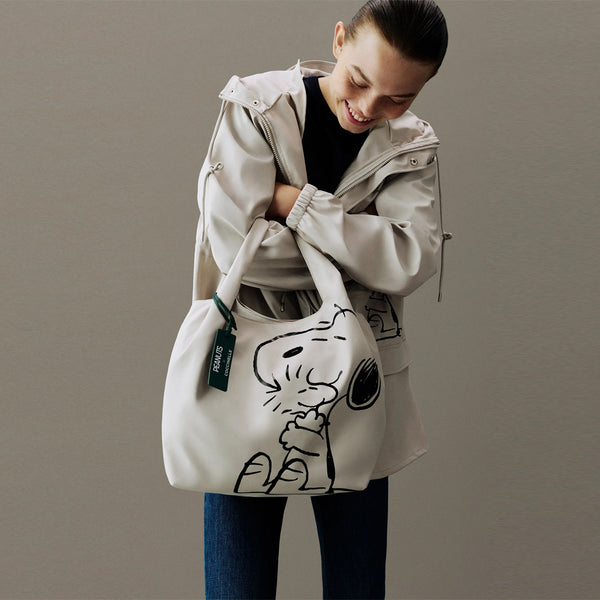 Coccinelle - Borsa a mano Peanuts Snow - T1E110101 - SNOW/SNOW