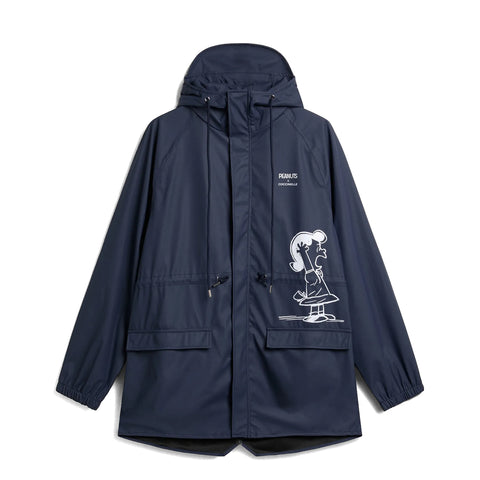 Coccinelle - Cappotto Impermeabile Peanuts Midnight Blue - T1E720101 - MIDNIGHT/BLUE