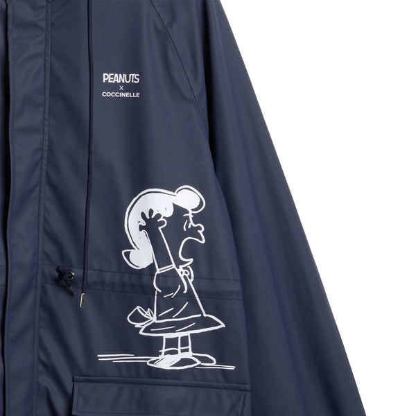 Coccinelle - Cappotto Impermeabile Peanuts Midnight Blue - T1E720101 - MIDNIGHT/BLUE
