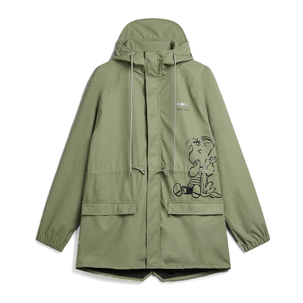 Coccinelle - Cappotto Impermeabile Peanuts Greenery - T1E720101 - GREENERY