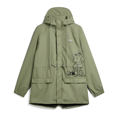 Coccinelle - Cappotto Impermeabile Peanuts Greenery - T1E720101 - GREENERY