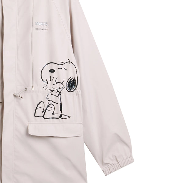 Coccinelle - Cappotto Impermeabile Peanuts Snow - T1E720101 - SNOW