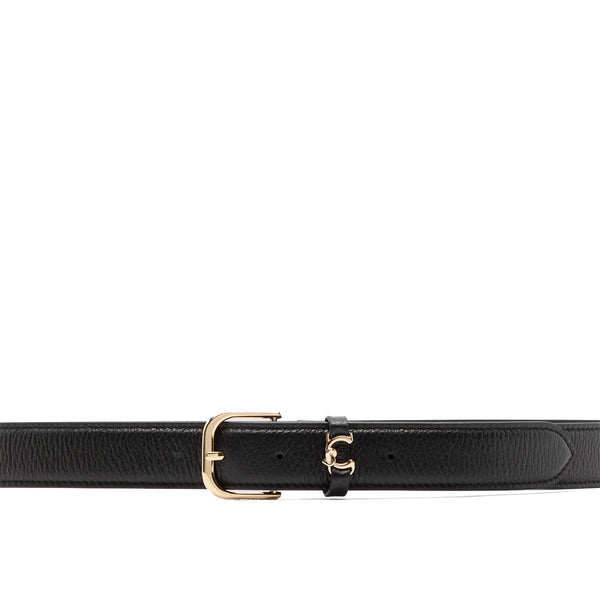 Coccinelle - Metal Loop Noir Belt - TOS110601 - NOIR