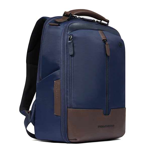 Piquadro - Zaino da viaggio Marcel Porta PC 14.0 Blu Testa di Moro - CA6824W138 - BLU/TESTA/DI/MORO