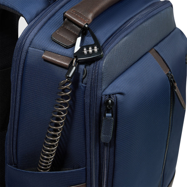 Piquadro - Zaino da viaggio Marcel Porta PC 14.0 Blu Testa di Moro - CA6824W138 - BLU/TESTA/DI/MORO