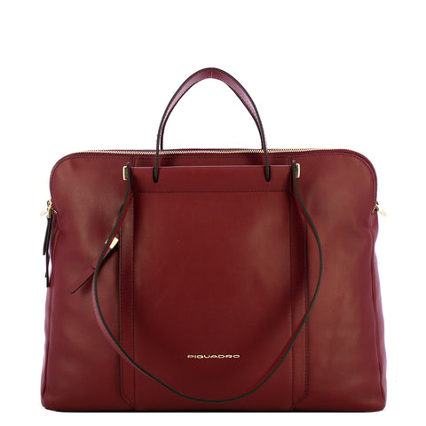 Piquadro - Circle 15" Bordeaux Laptop Briefcase - CA5730W92 - BORDEAUX