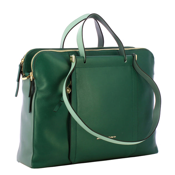 Piquadro - Circle 15" Ottanio Avio Laptop Briefcase - CA5730W92 - OTTANIO/AVIO