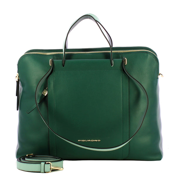 Piquadro - Circle 15" Ottanio Avio Laptop Briefcase - CA5730W92 - OTTANIO/AVIO