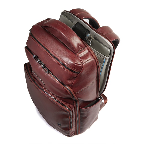 Piquadro - Philip 14.0 Marrone Laptop Backpack - CA6796W136 - MARRONE