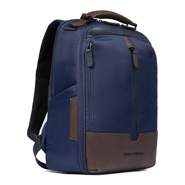 Piquadro - Marcel 14.0 Blu Testa Moro Laptop Backpack - CA6823W138 - BLU/TESTA/DI/MORO