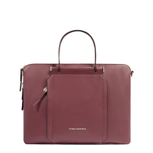 Piquadro - Circle 15.6" Bordeaux Laptop Briefcase - CA4021W92 - BORDEAUX