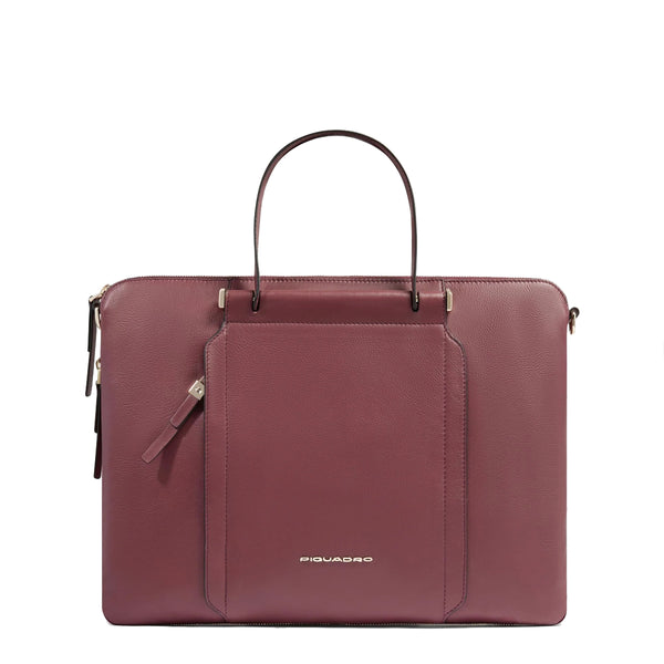 Piquadro - Circle 15.6" Bordeaux Laptop Briefcase - CA4021W92 - BORDEAUX