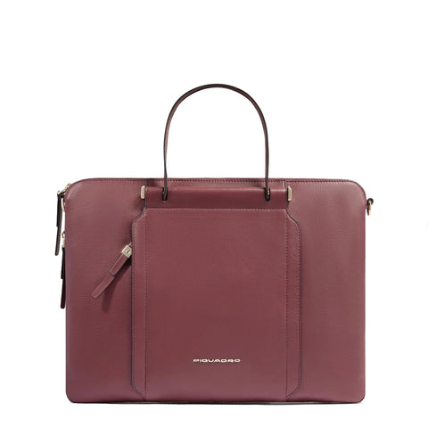 Piquadro - Circle 15.6" Bordeaux Laptop Briefcase - CA4021W92 - BORDEAUX