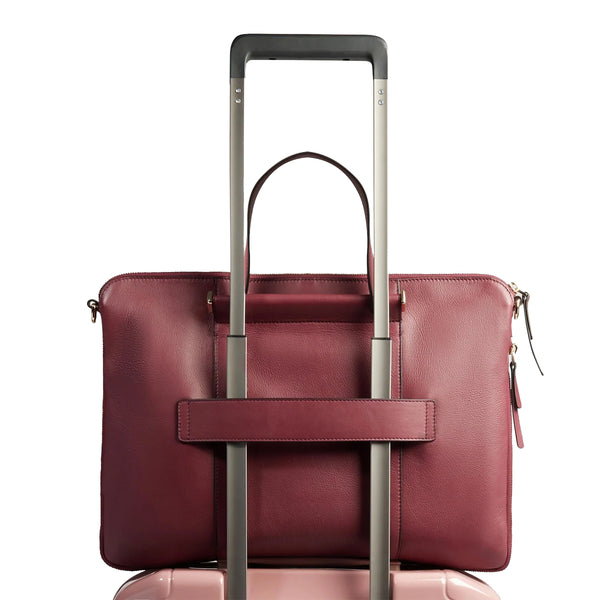 Piquadro - Circle 15.6" Bordeaux Laptop Briefcase - CA4021W92 - BORDEAUX