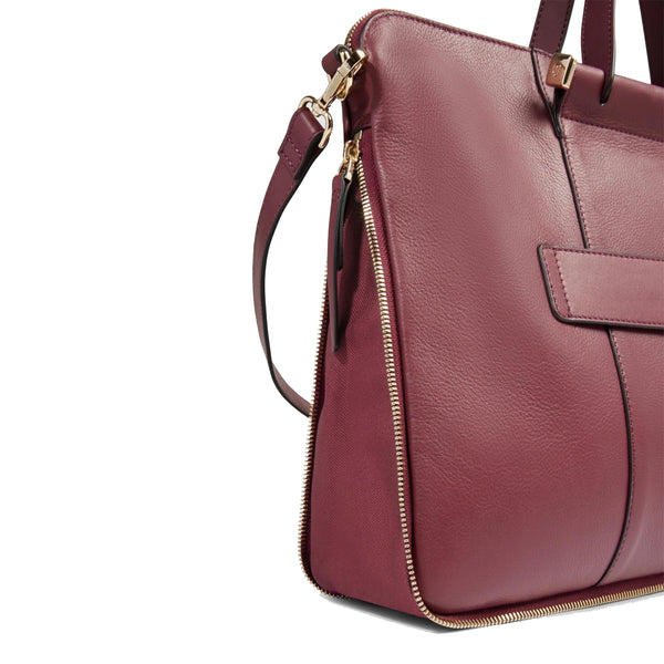 Piquadro - Circle 15.6" Bordeaux Laptop Briefcase - CA4021W92 - BORDEAUX