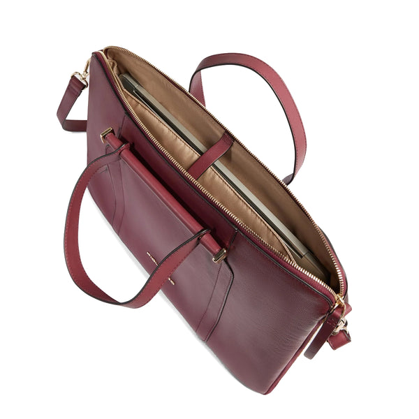 Piquadro - Circle 15.6" Bordeaux Laptop Briefcase - CA4021W92 - BORDEAUX