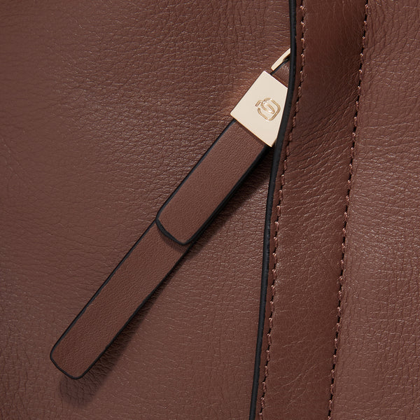 Piquadro - Circle 15.6" Marrone Beige Laptop Briefcase - CA4021W92 - MARRONE/BEIGE