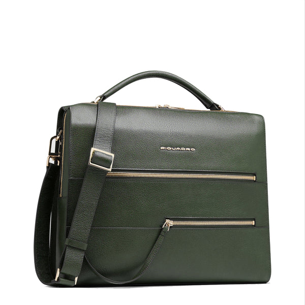 Piquadro - Borsa Porta PC Patricia 14.0 Verde - CA6774W140 - VERDE