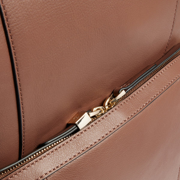 Piquadro - Circle 14" Marrone Beige Laptop Backpack - CA4576W92 - MARRONE/BEIGE