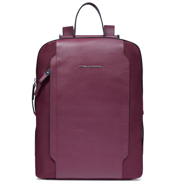 Piquadro - Lyra Bordeaux 14" Laptop Backpack - CA4576W92T - BORDEAUX
